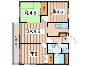 メゾンドレーブの物件間取画像